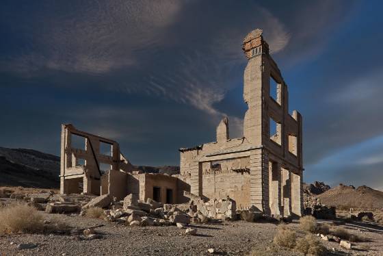 Cook Bank 1 Cook Bank in Rhyolite ghost town, Nevada